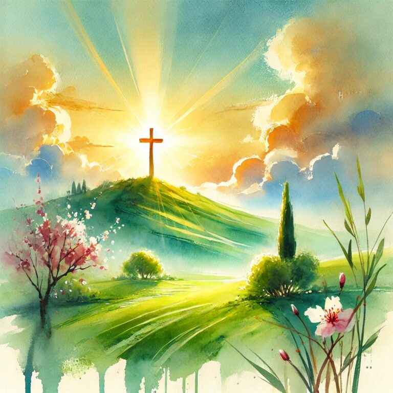 An artistic illustration symbolizing God’s love, inspired by John 3:16, showing light, hope, and the message of salvation through Jesus Christ.