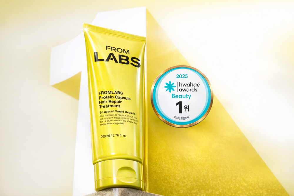 K-beauty derma haircare product FROM LABS protein hair treatment award-winning design